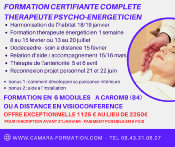 FORMATION CERTIFIANTE THERAPEUTE PSYCHO COMPLETE  février à juin  2025